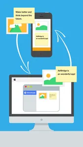 AirBridge - Transfer image/photo, text or URL screenshot 0