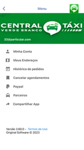Central Táxi Verde Branco screenshot 3