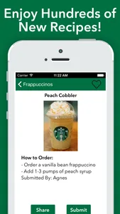 Secret Menu for Starbucks! screenshot 1