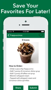 Secret Menu for Starbucks Pro! screenshot 2