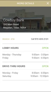 The Cowboy Bank of Texas screenshot 2