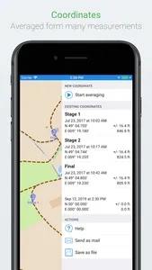 GPS Averaging screenshot 2