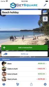 Get Square.  Shared expenses. screenshot 0