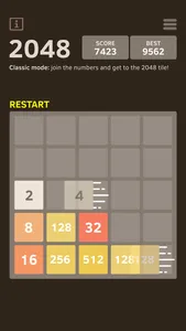 2048 Number Puzzle game screenshot 1