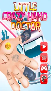 Little Crazy Hand Doctor Games screenshot 0