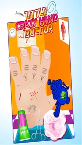 Little Crazy Hand Doctor Games screenshot 2