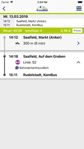 KomBus screenshot 2