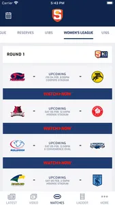 The Official SANFL App screenshot 1