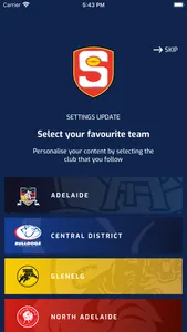 The Official SANFL App screenshot 2