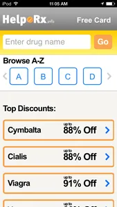 HelpRx Mobile Prescription Discounts screenshot 0