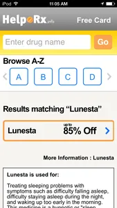 HelpRx Mobile Prescription Discounts screenshot 1
