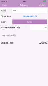 Targets - Time management app screenshot 2