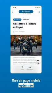 La Broye journal screenshot 3