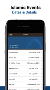 Islamic Calendar & Events screenshot 1