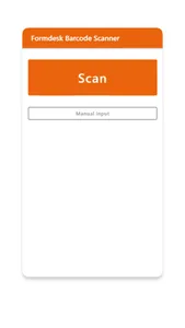 Formdesk Barcode Scanner screenshot 1