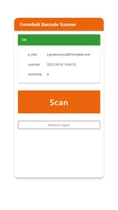 Formdesk Barcode Scanner screenshot 2