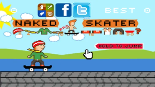 Naked Skater - Bro Edition screenshot 0