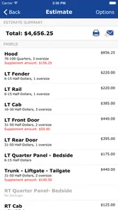 Sullivan PDR Estimator screenshot 2