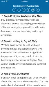 English Writing Skills screenshot 2