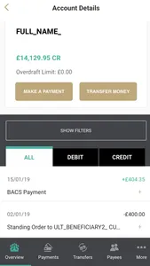 Weatherbys Mobile Banking screenshot 1