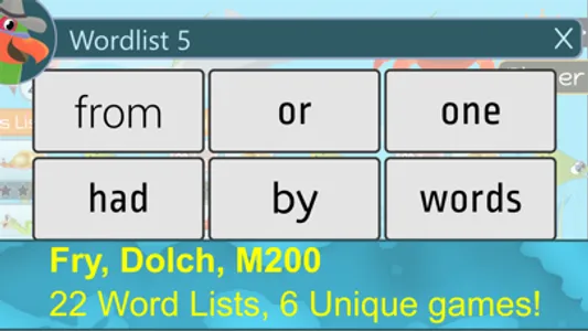 ParrotFish - Sight Words EDU screenshot 1