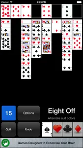 FreeCell & Eight Off screenshot 1