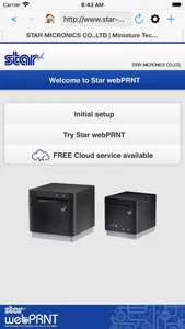 Star webPRNT Browser screenshot 0