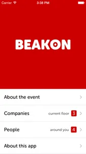 Beakon, real-time and location-based relevance screenshot 0