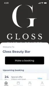 Gloss Beauty Bar screenshot 0