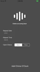 Chime o'clock-Sound Notification Every Hour App screenshot 0