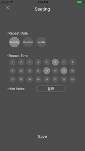 Chime o'clock-Sound Notification Every Hour App screenshot 1