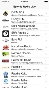 Estonia Radio Live Player (Eesti Raadio/Estonian) screenshot 0