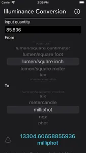 Illuminance Conversion screenshot 3