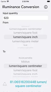 Illuminance Conversion screenshot 5
