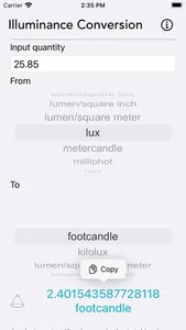 Illuminance Conversion screenshot 6