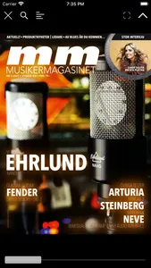 Tidningen Musikermagasinet screenshot 2