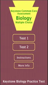 Keystone Biology Practice Test screenshot 0