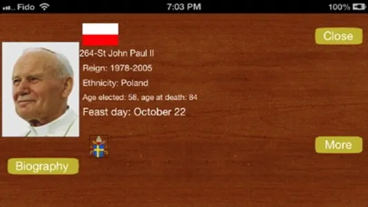 Popes Encyclopedia screenshot 2