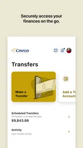 CinfedCU Mobile Banking screenshot 1