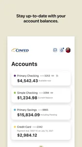 CinfedCU Mobile Banking screenshot 2