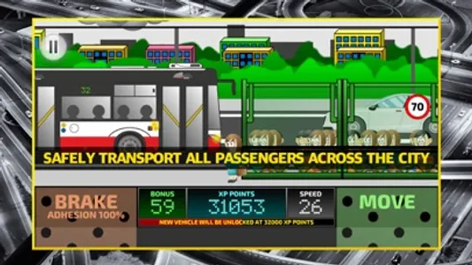 City Bus Driving Simulator 2D screenshot 0