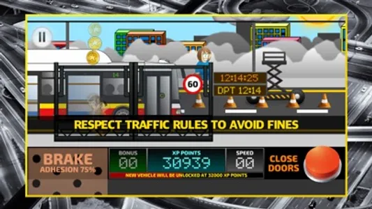 City Bus Driving Simulator 2D screenshot 3