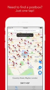 Postcodes & Postbox Search screenshot 1