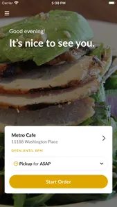 Metro Cafe screenshot 1