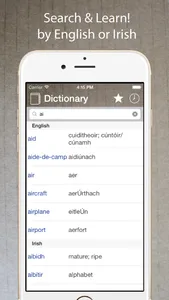 Irish English Dictionary + screenshot 0