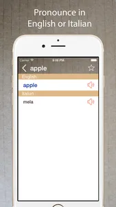 Italian English Dictionary ++ screenshot 1