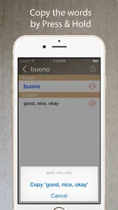 Italian English Dictionary ++ screenshot 3