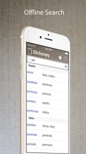 Italian English Dictionary ++ screenshot 4