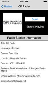 Serbia Radio Live Player (Serbian / Србија / српски радио) screenshot 3