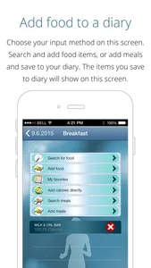 Calorie Counter Free - lose weight, gain fitness, track calories and reach your weight goal with this app as your pal screenshot 2